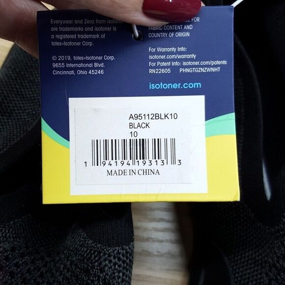 ZENZ ISOTONER Shoes Mens Sz 10 Gray Slip On Active Lightweight Casual Everywear - Picture 9 of 10